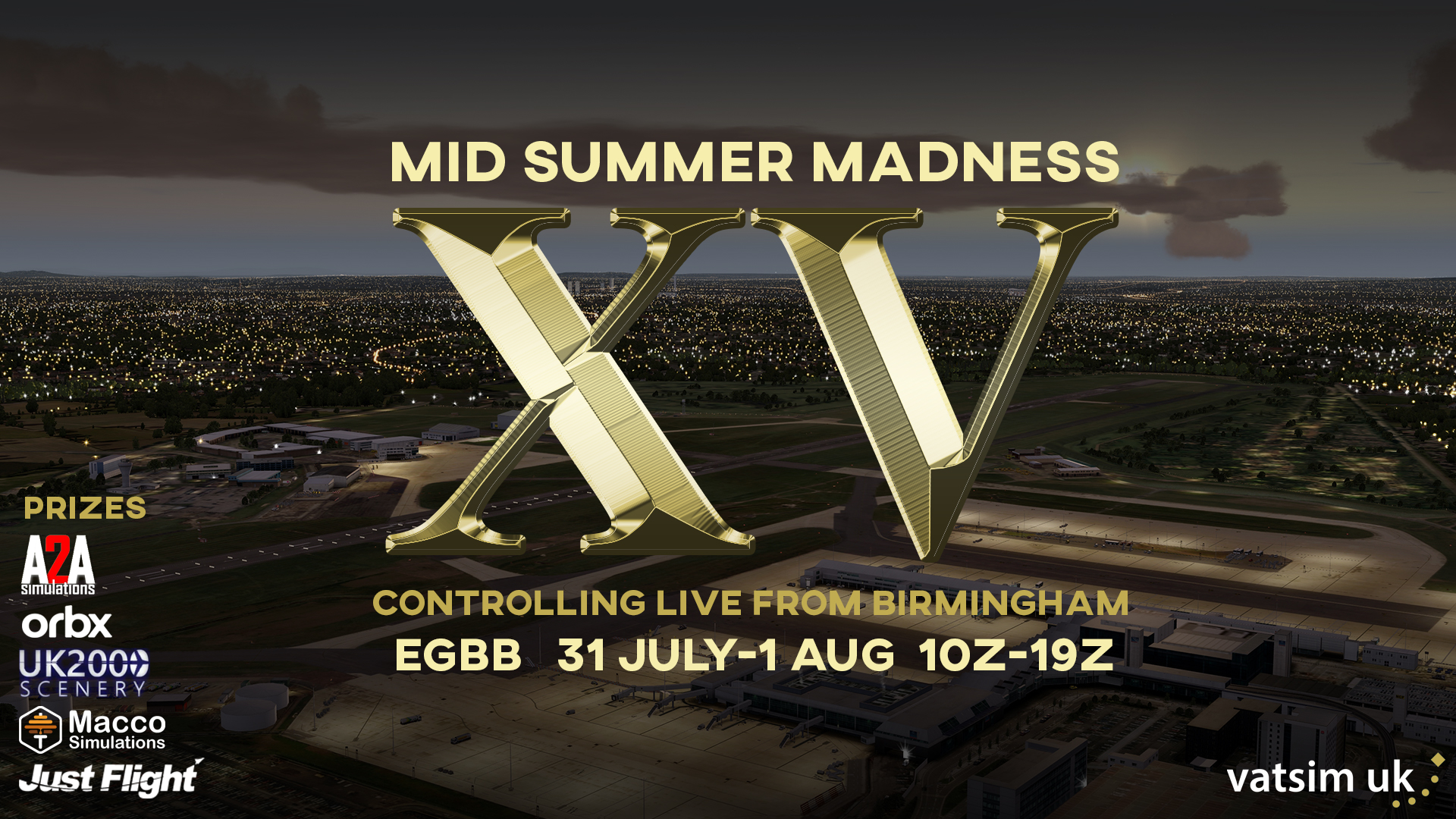 VATSIM Mid Summer Madness XV - Birmingham - Innsbruck