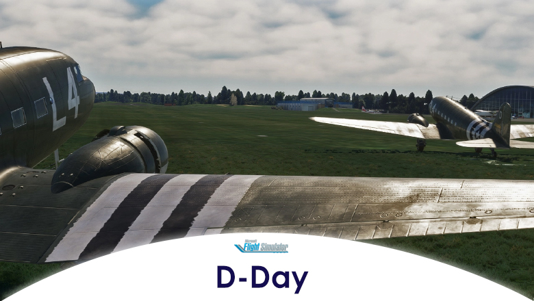 D-Day - Dakota over the beaches
