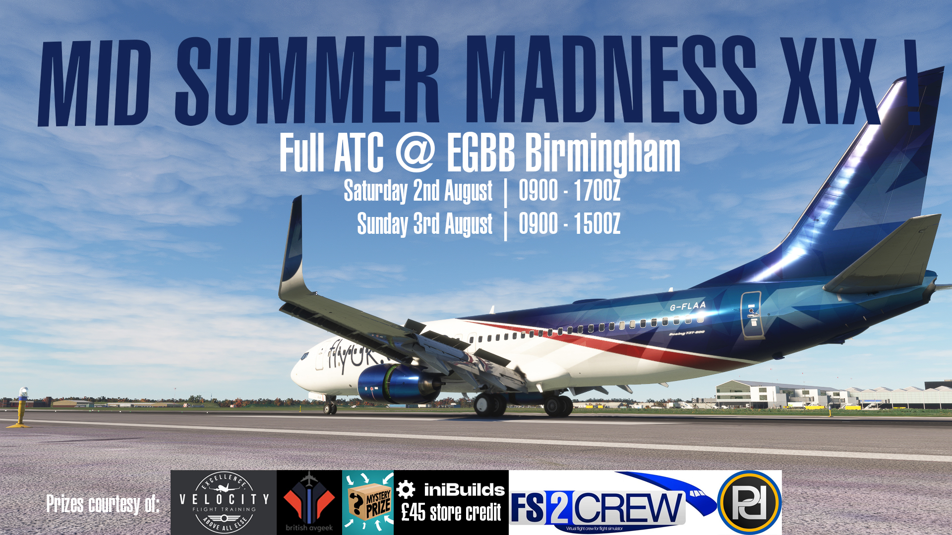 VATSIM Event Special - UK Midsummer Madness XIX Outbound
