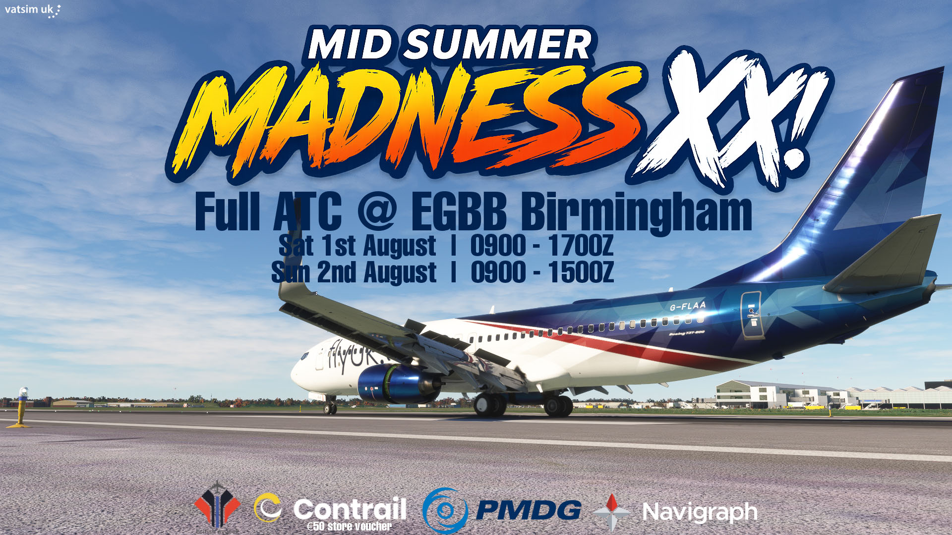 VATSIM Event Special - UK Midsummer Madness XX Outbound