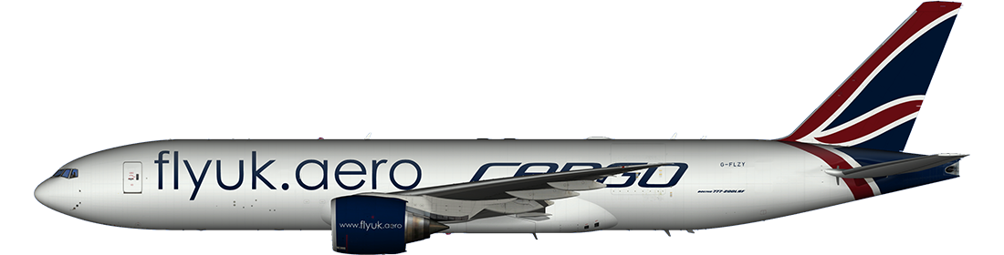 Boeing 777-200LRF in Cargo livery