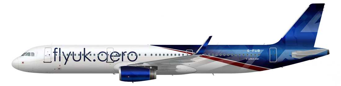 Airbus A321-231 in Fly UK livery