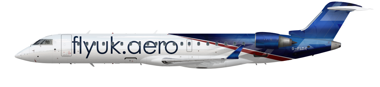 Bombardier CRJ700 in Fly UK livery